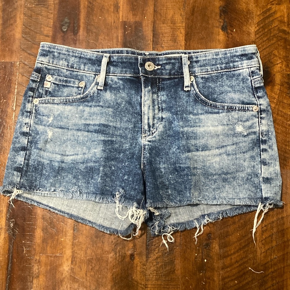 AG Adriano Goldschmied Bonnie cut-off shorts 27